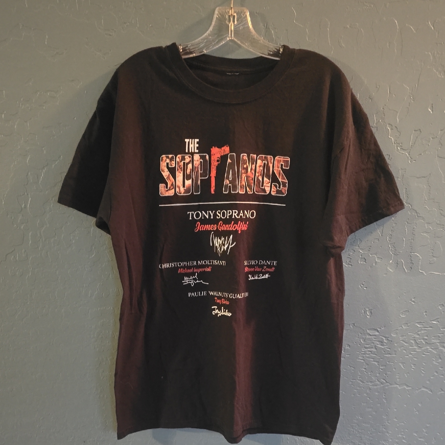 Y2k Black The Sopranos Graphic TShirt